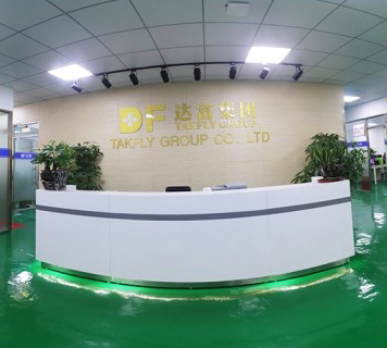 Company reception desk